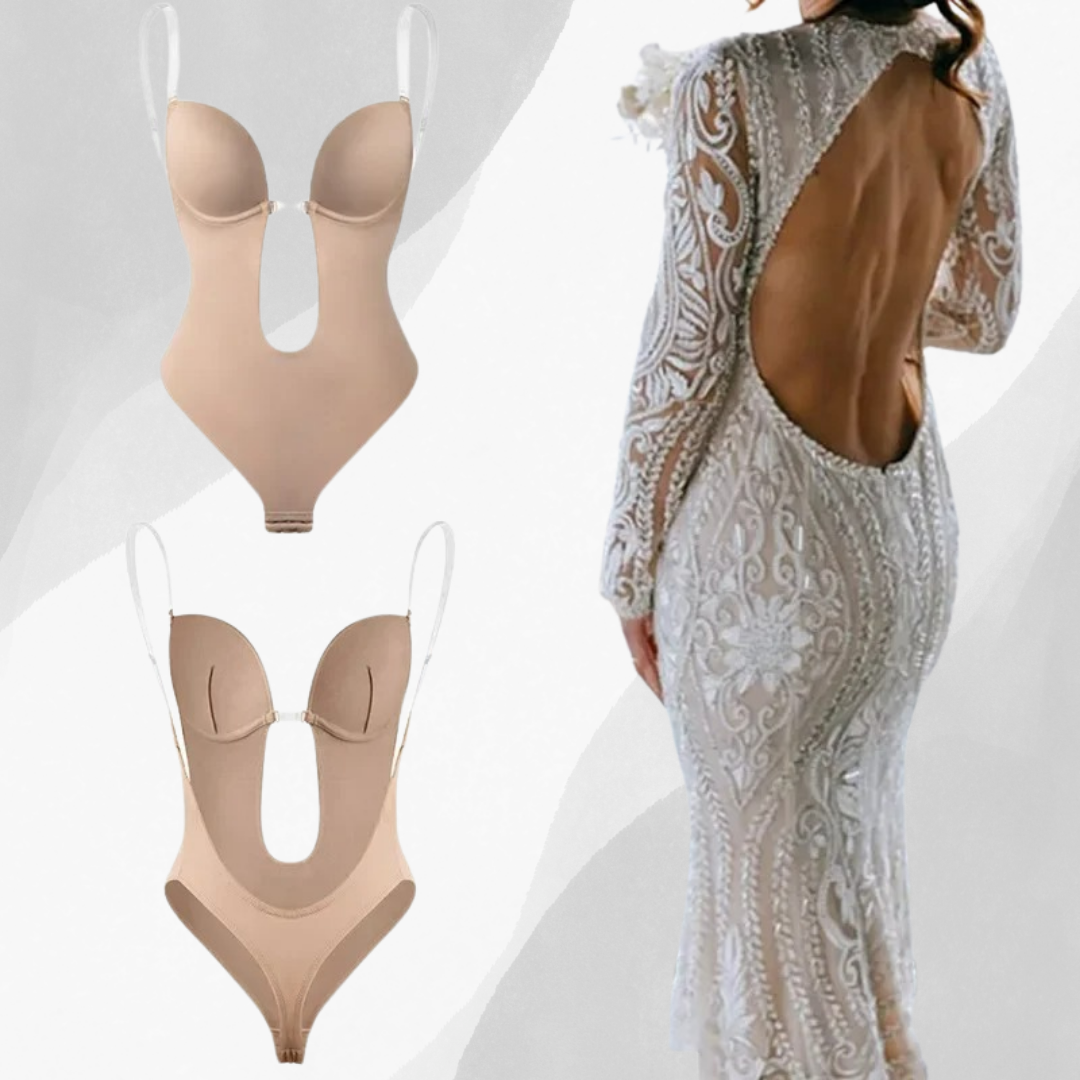 Dekolteli Çıtçıtlı Bodysuit