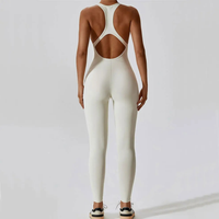 Sırt Dekolteli Spor Tulum