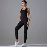 Çapraz Sırt Dekolteli Tulum